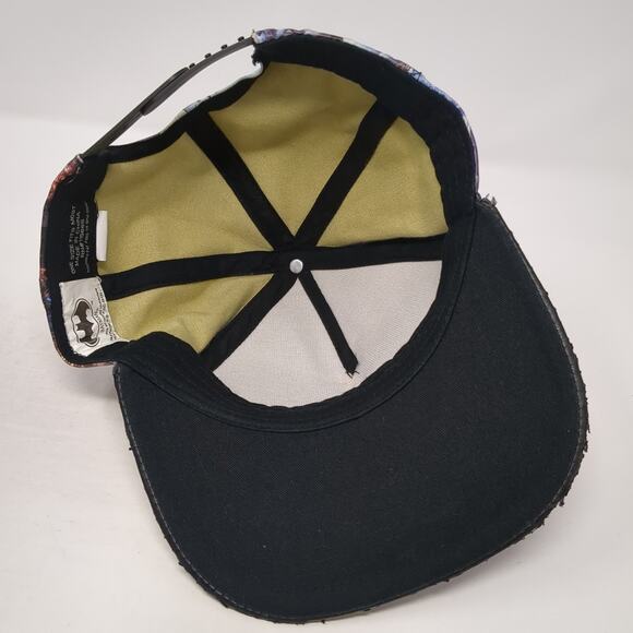 Batman Snapback 5 Panel Cap Multicolor One Size Adjustable Sublimated Art - Picture 7 of 9